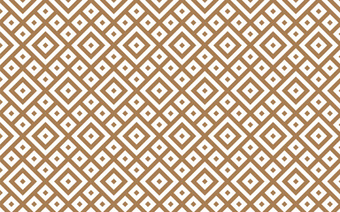 Brown geometric diamond seamless pattern background vector