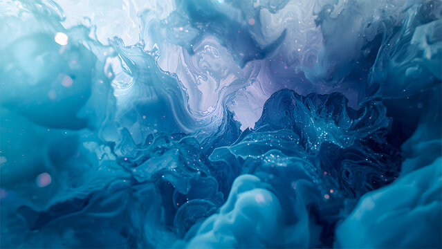 Digital Zen Garden. Calming Abstract Motion 4K