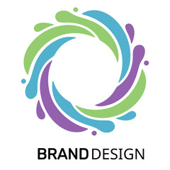 Abstract logo modern and dynamic appearance suitable for company or brand representation
