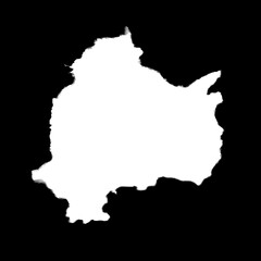 Abstract Ink Stain with Alpha Channel