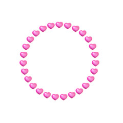 Love circle border