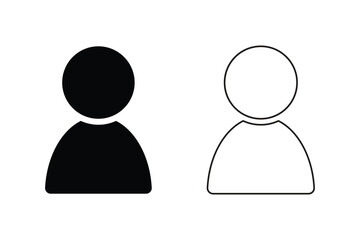 Minimal Name Icon Vector Set