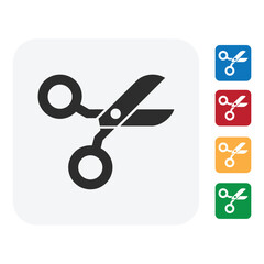 Snappy Scissors Icons Cutting Through the Noise for Creative Design Projects with Bold Color Choices and Clean Lines for an Impactful Graphic Toolkit