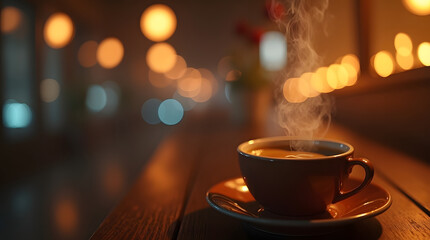 AESTHETIC CINEMATIC COFFEE BACKGROUND