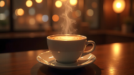 AESTHETIC CINEMATIC COFFEE BACKGROUND