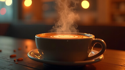 AESTHETIC CINEMATIC COFFEE BACKGROUND