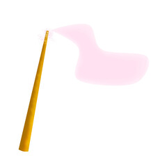 Magic Wand with Enchanted Spell Effect
