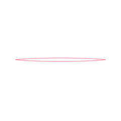 Single Horizontal Red Line horizontal line straight line isolated on a transparent background
