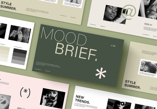 Modern Moodboard Presentation Template