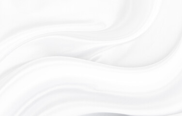 White gray satin texture that is white silver fabric silk background with beautiful soft blur...