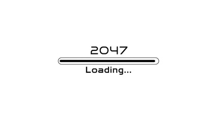 Loading bar icon illustration. New year Loading concept. Loading  progress bar on white background.