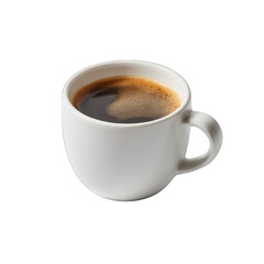 Fototapeta premium A single cup of rich dark coffee