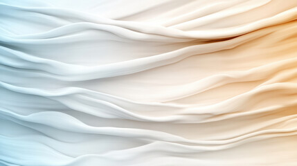 Fototapeta premium Soft gradient of light flowing across textured waves, creating serene atmosphere