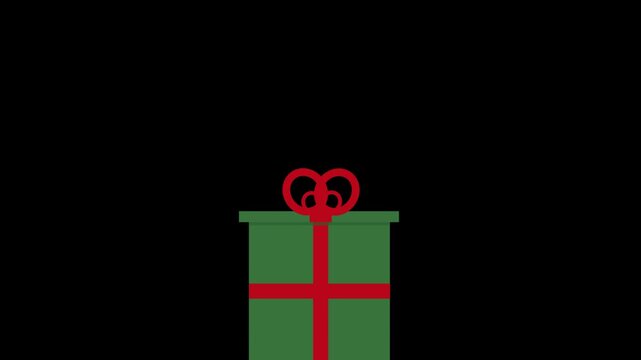 Christmas Motion Graphics Pack - Tree and Present 2D Animations