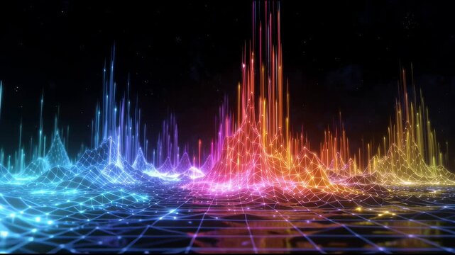 Abstract Data Visualization Motion Graphics