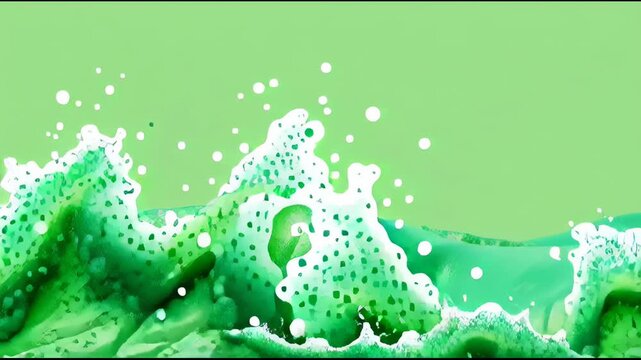 Green Liquid Motion Graphics