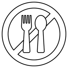 Food Allergy outline icon