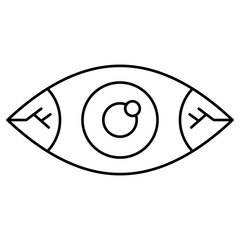 Eye Redness outline icon
