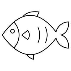 Fish outline icon