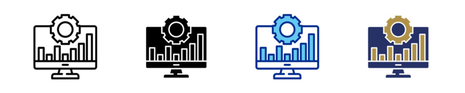 Processing  Icon Set Multiple Style Collection
