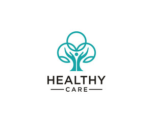 Healthy care logo