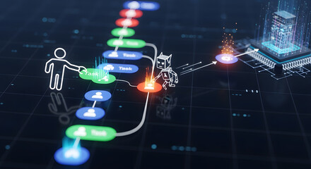 Data-Driven Pathways Visualizing Human-Robot Collaboration and Processing in Modern Systems