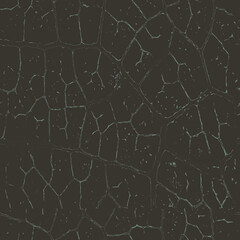 The black and light green cracked texture seamless pattern 