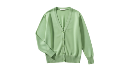 Simple knit button-front v-neck top displayed isolated against a dark background