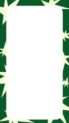 Cute Retro Frame Illustration Set with Pastel Colors Wavy Borders and Decorative Pattern Background Vintage Playful Designs