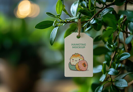 Hangtag Mockup Template