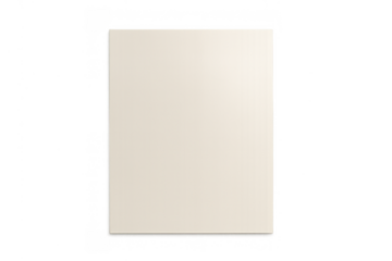 Blank paper sheet with transparent background, white empty page template for design, document or mockup
