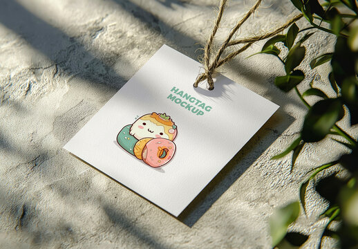 Hangtag Mockup Template