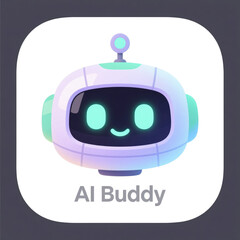 GPT APP Icon. Artificial intelligence Vector Graphic