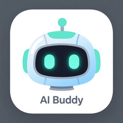 GPT APP Icon. Artificial intelligence Vector Graphic