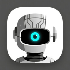 GPT APP Icon. Artificial intelligence Vector Graphic