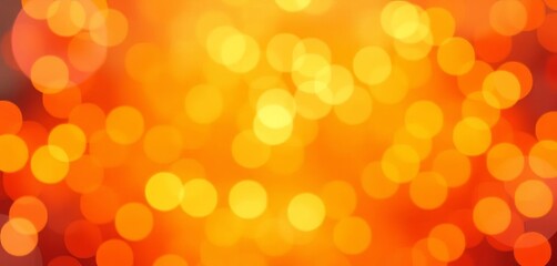 Abstract vibrant orange and yellow blurred bokeh background vector,  fall,  design