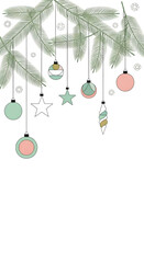 Decorating with Ornament Hanging on Branch