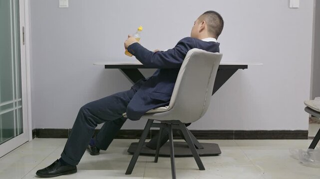 Mature men drink excessively because of work pressure. mature men feel depressed due to life stress. Dejected men sit at home in misery.