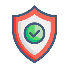 secure shield vector icon