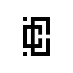 Letter CC creative monogram logo