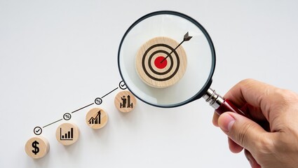 Hand of businessman drawing graphs Supply Chain Management coordinates all activities from sourcing raw materials to delivering finished products, optimizing flow, reducing costs, improving efficiency