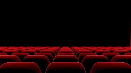 Beautiful opening and closing red curtain, with alpha mask, ready for compositing 4k, 3840x2160, ultra high definition high detailed cloth