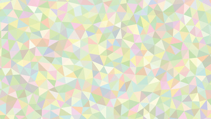 Abstract geometric background with pastel color triangles pattern