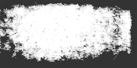 Dark grunge frame texture with black ink paint splatter border pattern