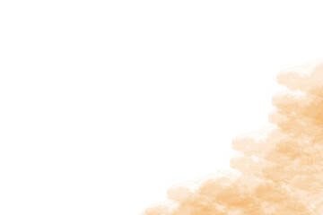 Ochre Yellow Staircase Shape with White Background Spray Paint Texture stairs abstract