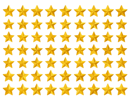 Product rating or customer review with gold  set collection. Graphic symbol flat design interface illustration elements for app banner button vector isolated on white transparent  background png 