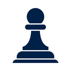 Pawn chess piece vector illustration icon design trendy