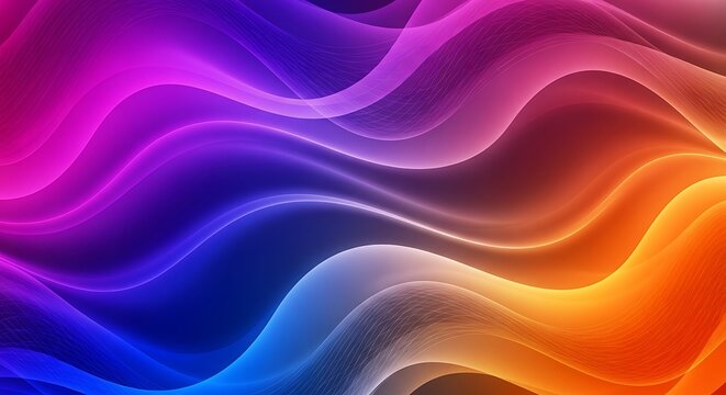 Abstract colorful flowing wave background vibrant gradient design modern and dynamic wallpaper