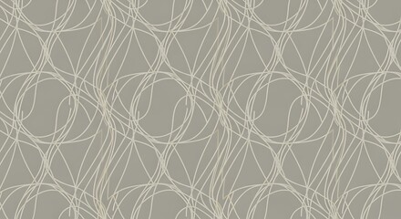 Fototapeta premium Abstract seamless pattern with curved lines modern vector background for textile and wallpaper desig