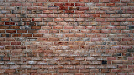 Old brick wall texture for background or wallpaper. Vintage masonry surface with bricks. Stone wall for design and construction themes. Rustic brickwork, wall backdrops. Old masonry wall.